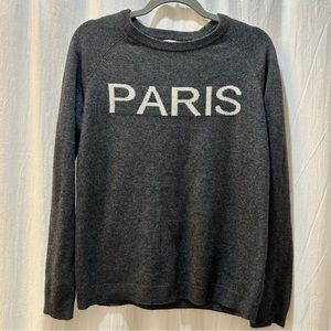 Philosophy brand cashmere “Paris” sweater
